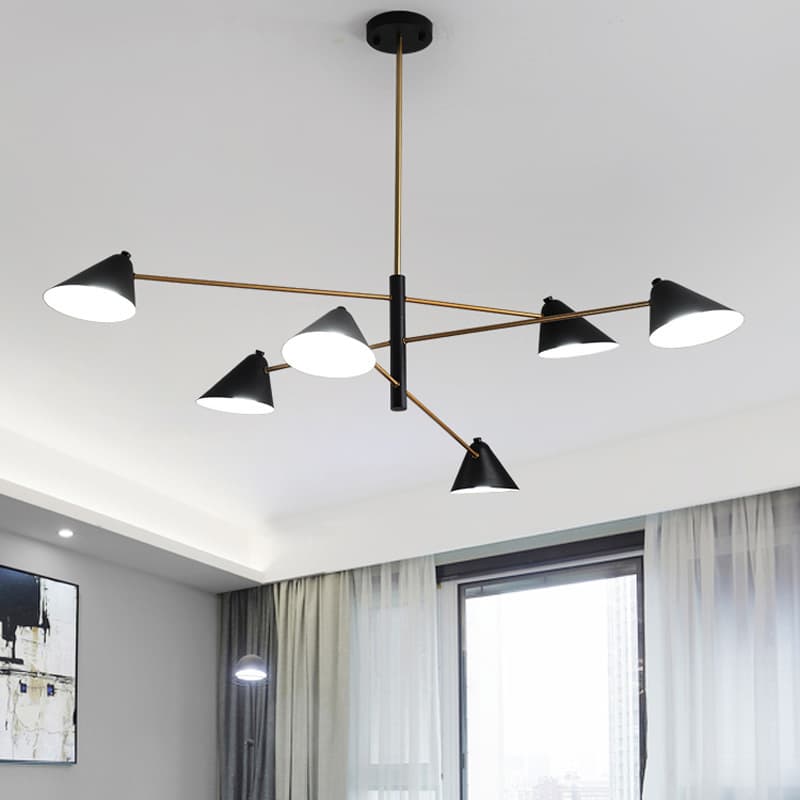 Nordic simple creative living room chandelier Modern personality light luxury designer hotel clothing store restaurant decorative lamp