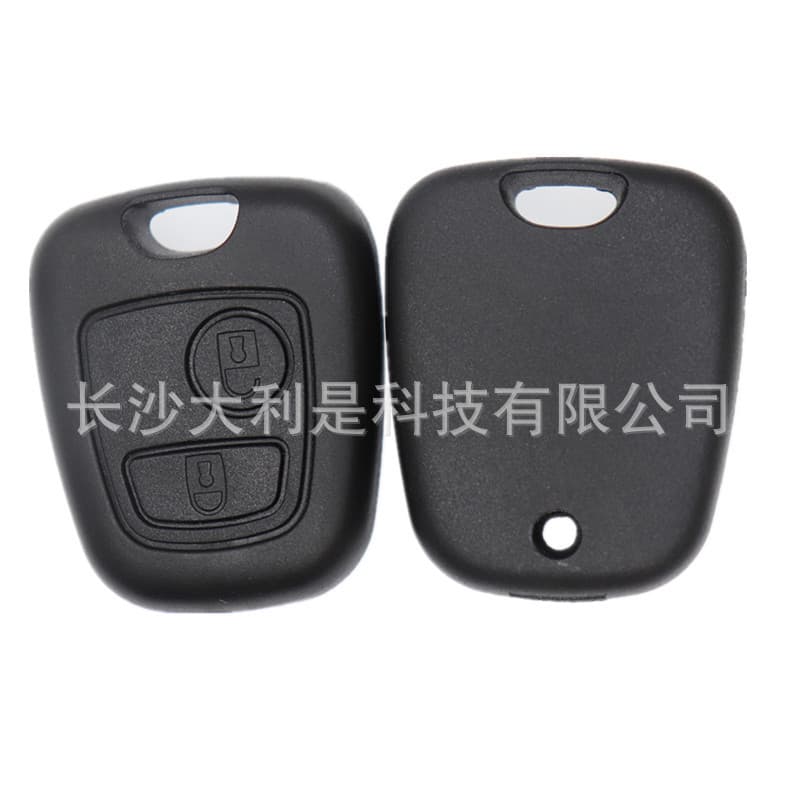 Replacement Remote Key Shell for Peugeot 206 307 407 406, No Logo, No Key Blade, Export