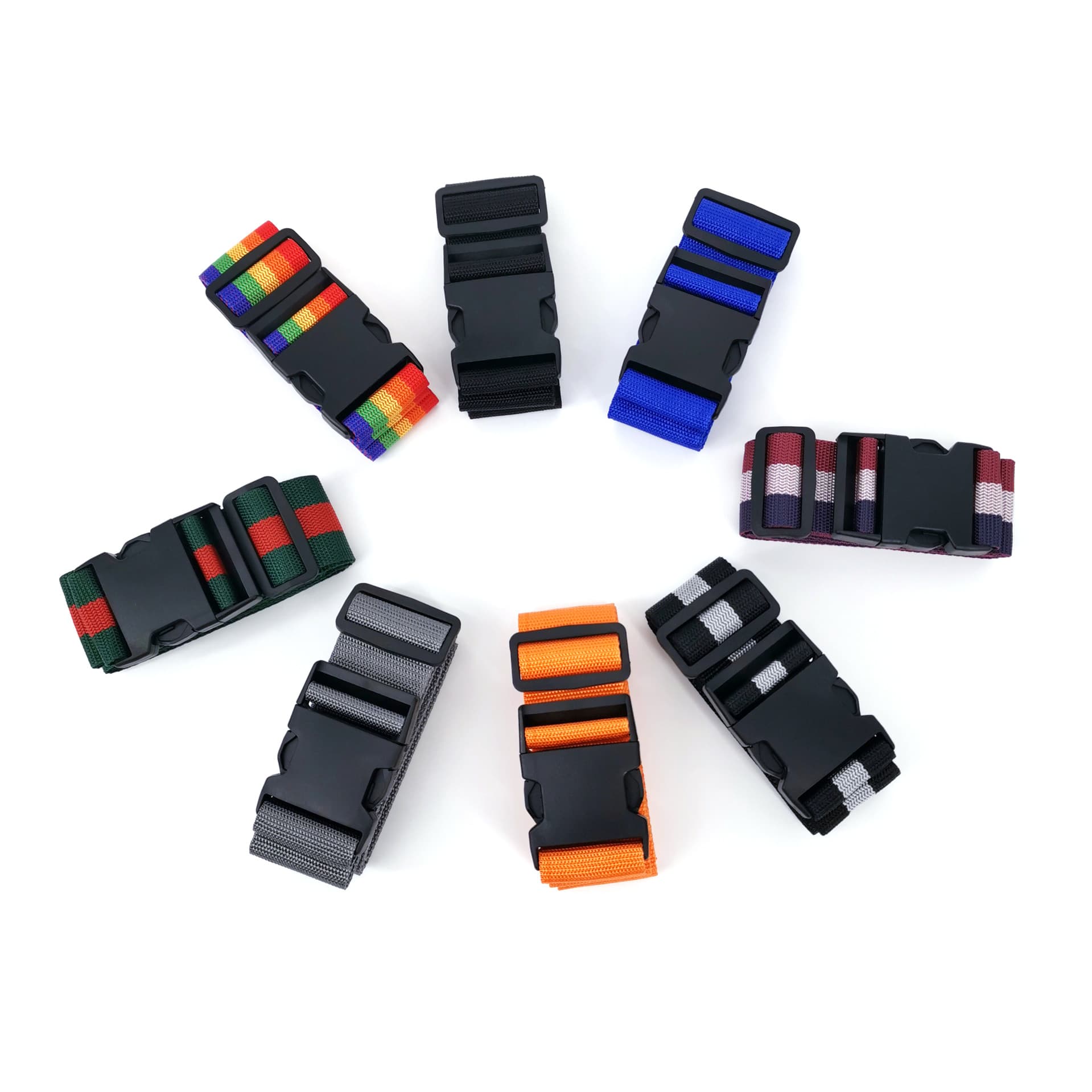 Straight Luggage Strap without Combination Lock, Packing Belt, Suitcase Tie-Down Rope, Fixed Suitcase with Thickened Strap