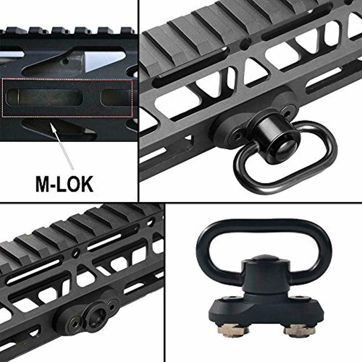 Cross-border QD Quick Release Buckle Strap Buckle Base Metal Buckle Tactical Buckle Floating Quick Release Mlok Free Labeling