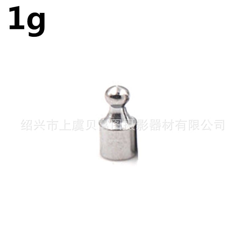 M2 Class 1g Calibration-Specific Chrome-Plated Separate Weight, for Laboratory Balances, Jewelry Scales