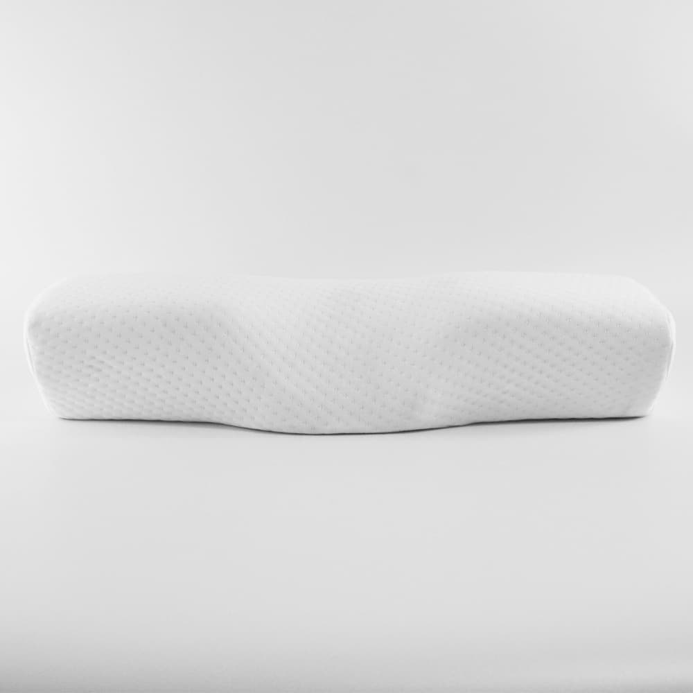Memory Foam Pillowcase Slow Rebound Butterfly Shape Neck Protection Pillowcase Velvet White Air Layer Cover Washable