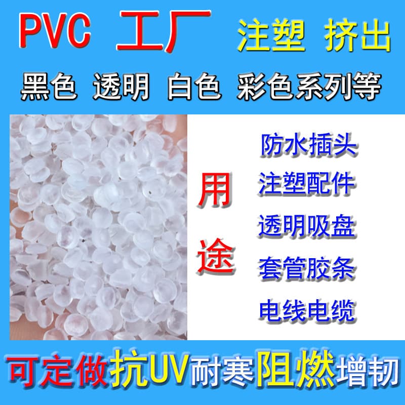 New Material PVC Granules Transparent Injection Molding Eco-Friendly ROHS Polyvinyl Chloride Plastic Soft Overmolding PVC Toy Material Wholesale