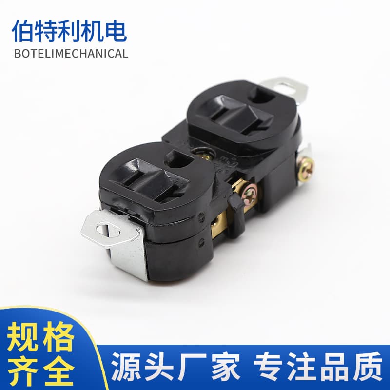 Duplex American Socket 20A125V E-09 Small Gasoline Generator Socket Duplex US Standard Socket BTL