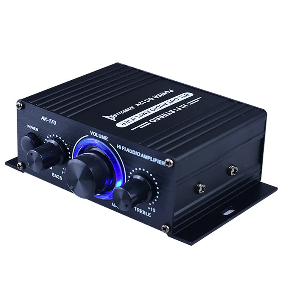 AK-170 12V Mini Amplifier for Cross-border E-commerce - Amazon Export Hot Seller