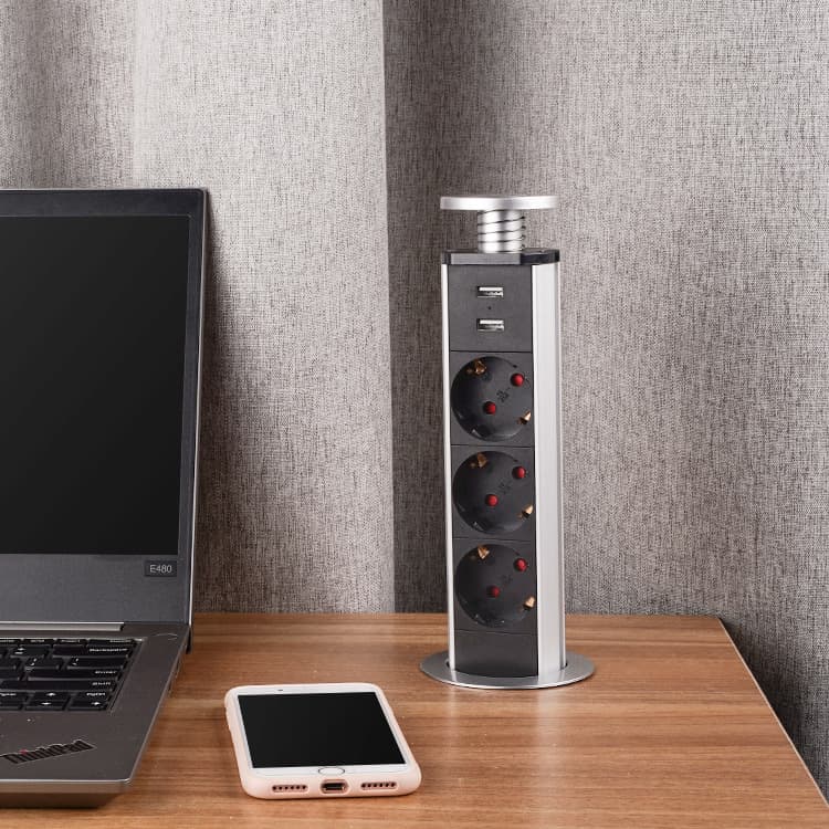 European standard USB desktop office kitchen socket, hidden desktop socket