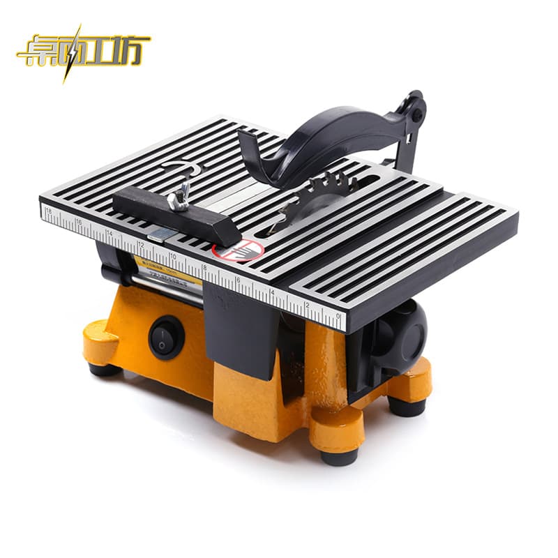 Desktop Workshop Mini Table Saw Wood Metal Glass Tile Cutting Machine Compact Portable Multifunctional Crafting Tool