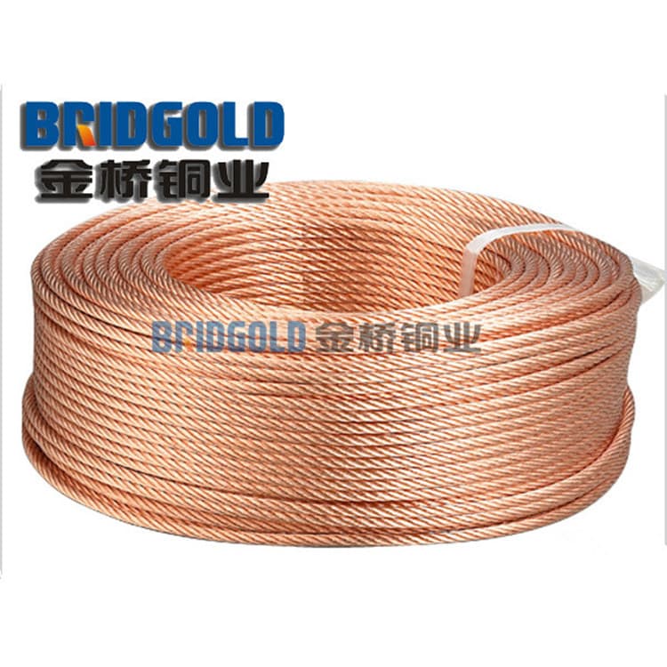 TJR3 multi-strand soft copper stranded wire, bare copper stranded wire, electrical grounding bare copper stranded wire manufacturer with complete specifications.