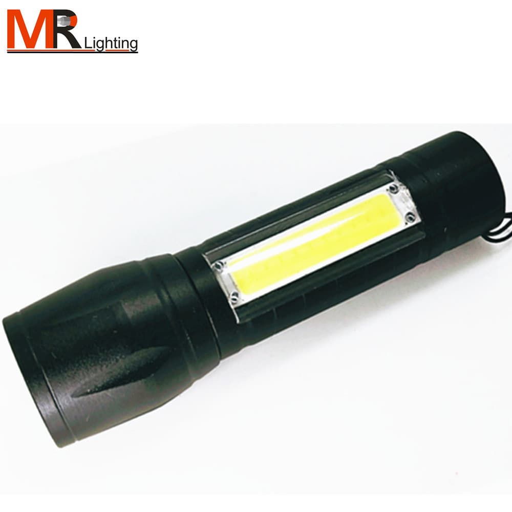Wholesale LED Multifunctional XPE+COB Work Inspection Emergency Light USB Rechargeable Focus-Adjustable High-Light Flashlight