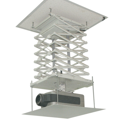 Factory direct sales of 1.5-meter electric projector ceiling mount, electric projector ceiling bracket.