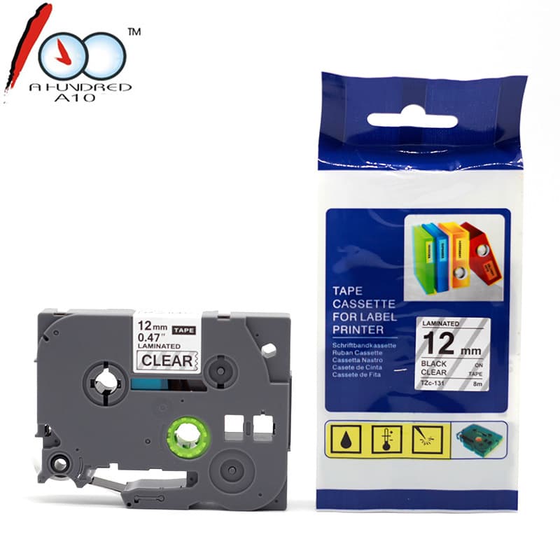 Compatible with Brother label printer ribbons, label tapes, heat shrink tubing, carbon ribbon 12mm TZe231 Brother laminating consumables