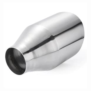 Amazon Single-Layer Straight Edge Beveled 57-102 Car Modification Exhaust Pipe Weldable Tail Tip Universal Tailpipe Stainless Steel