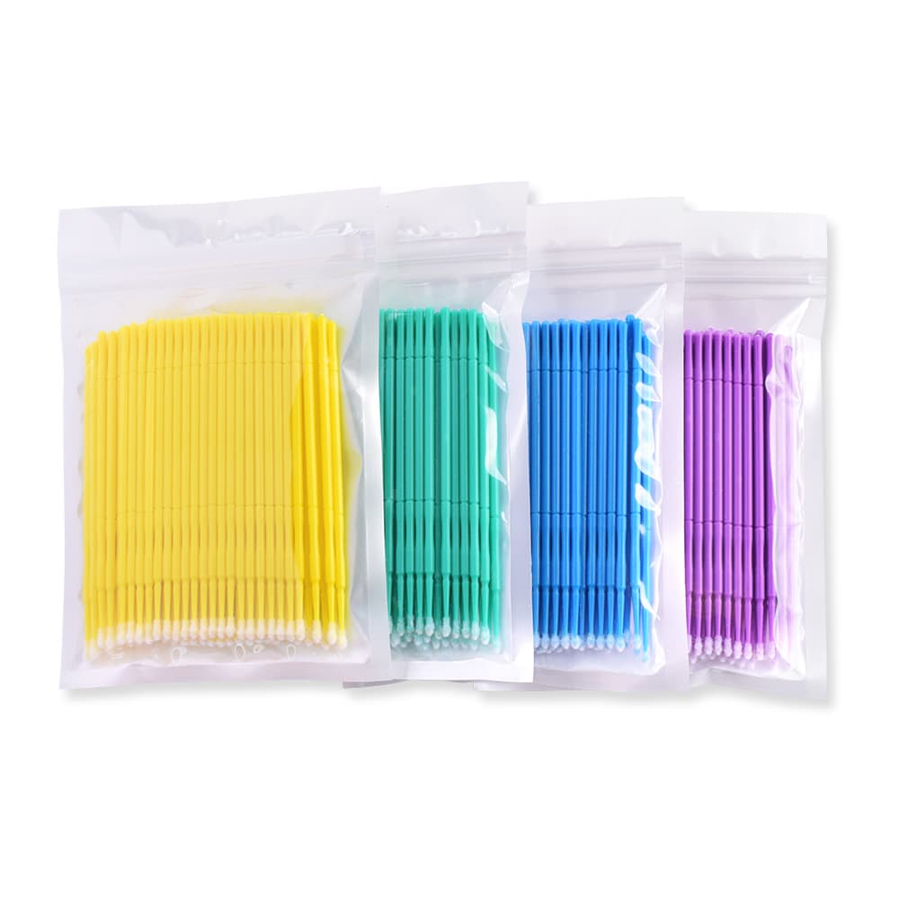 Bride's Eyelash Nano Cotton Swabs Bagged Tattooing Cotton Sticks Universal Non-Cosmetic Non-Medical Item 10cm Size