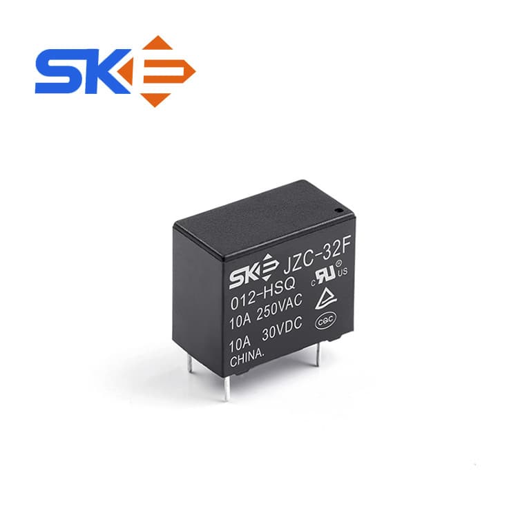 Sike Manufacturer 32F 10A Relay, 12V four-pin relay, PCB one set normally open relay