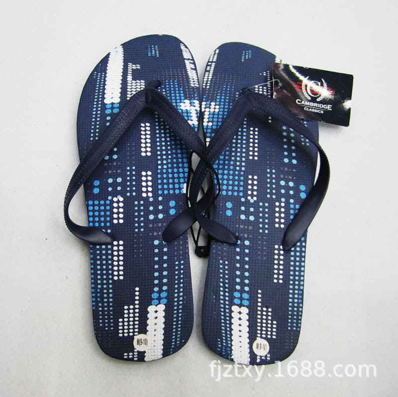 Wholesale supply 1-2 USD store cheap flip flops for men and women beach flip flops, customizable with logo and pattern