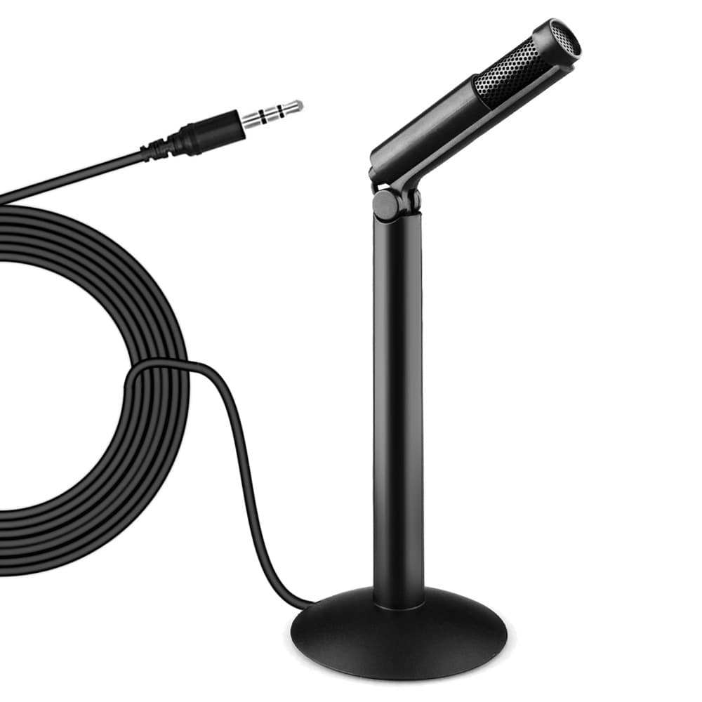 Cross-border Source Mini Desktop Stand Microphone Portable Foldable Condenser Mic for Recording and Meetings