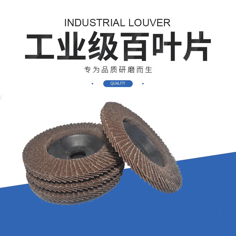 Foreign trade abrasive cloth wheel 4-inch Mitsubishi polishing disc 100*16 thickened calcined plastic plate polishing disc polishing wheel disc