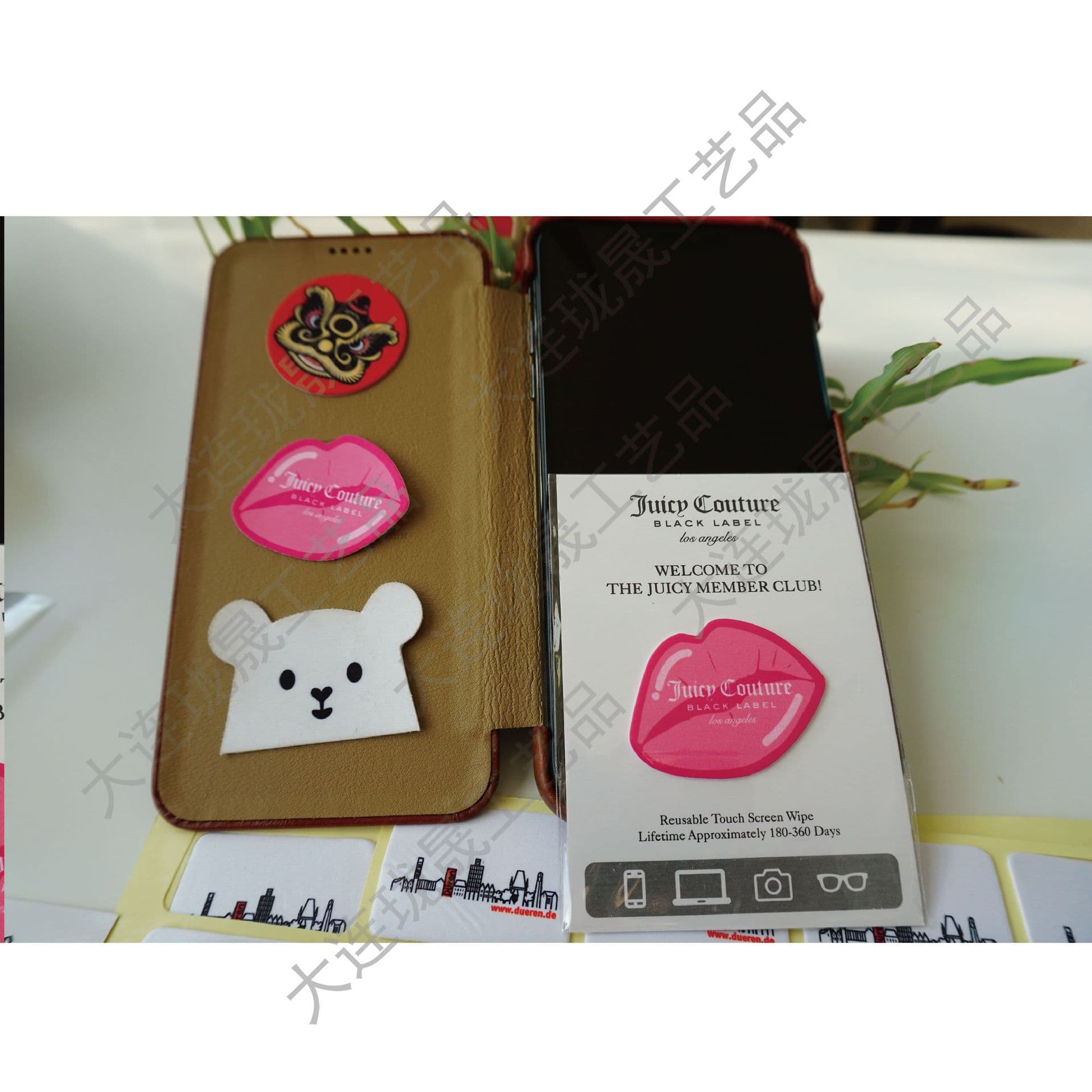 Phone screen cleaning protective sticker, gift adhesive, screen wipe, lens privacy cover, nano micro-suction adhesive