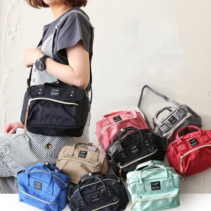 LeTian Boston Bag 2Way Crossbody Handbag Shoulder Bag Backpack Soft Oxford Cloth Material Medium Size Summer 2018 Fashion