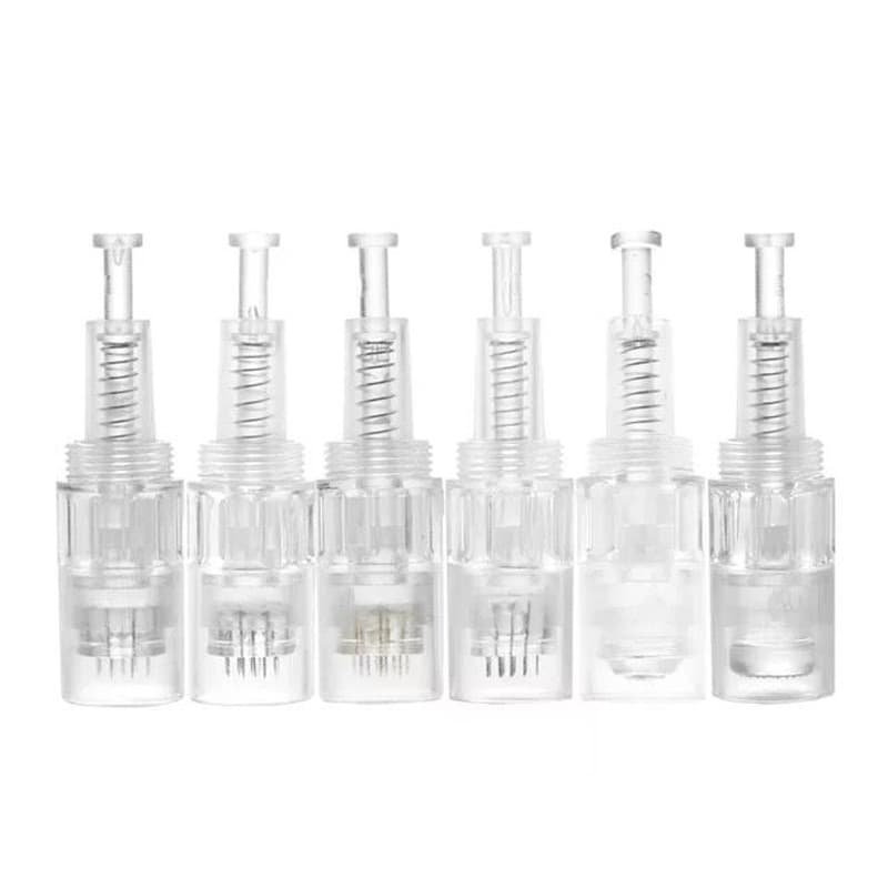 Electric Microneedle Needle Head, Screw Lock Needle Head, 12-Pin 36-Pin Round Crystal Nano Microneedle Chip, Nano Microneedle Head