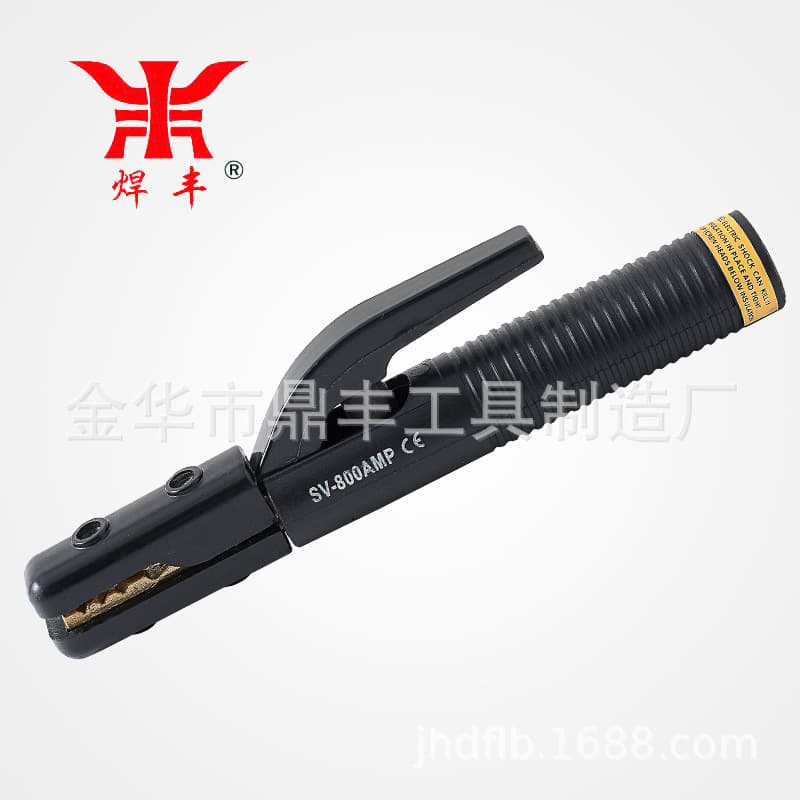 New Pointed Tip American Black Head Welding Pliers Export SV800 Welding Handle Upper Iron Lower Copper/All-Copper 600A 800A
