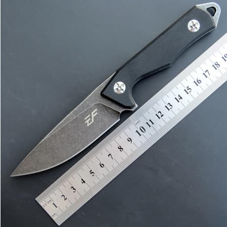 EF107 Straight Knife D2 Steel Blade Fixed Portable Outdoor Camping Kitchen EDC Tool