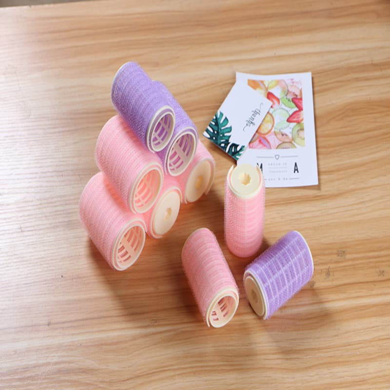 Factory Wholesale Air Bangs Hair Roller Tool Plastic Self-Adhesive Magic Hair Roller Lazy Curler for 8-Shape Bangs