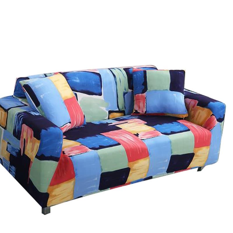 Cross-border Four Seasons Full Cover Sofa Cover Universal Elastic Anti-Slip Sofa Cover Full Coverage Geometric Pattern Cover for Home Use