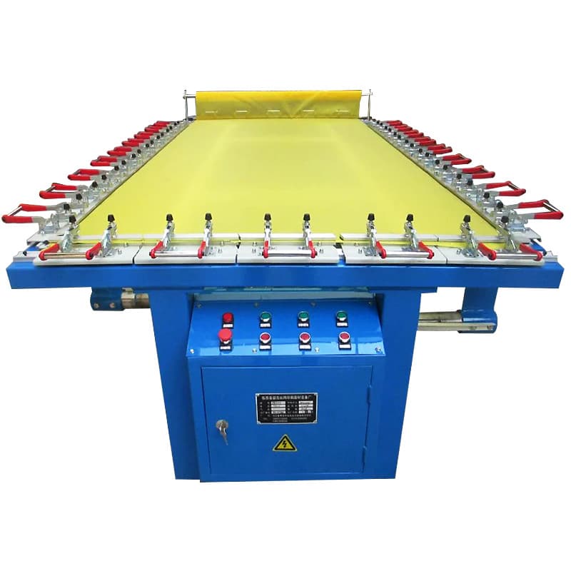 All-Electric Stretching Machine Three-Side Four-Side Screen Stretching Machine Precision Plate Making Fabric Printing Glass Screen Version