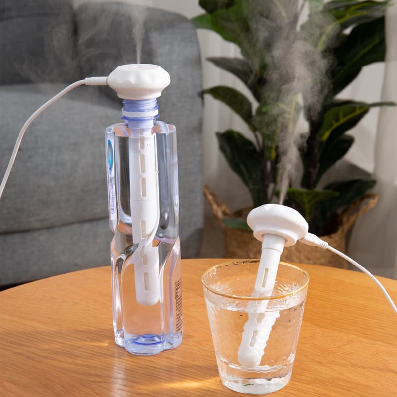 Mini Mineral Water Bottle Diamond Humidifier Portable USB Car Spray Home Desktop Hydration Large Mist