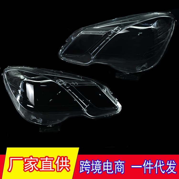 Headlight Lens for 09-14 Mercedes-Benz E-Class W212 E350 Headlight Cover Transparent PC Lens Shell