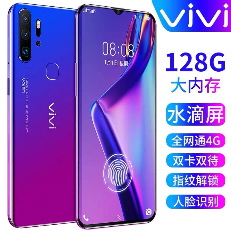 Can shoot a 5G X21S 6.5 inch large screen water drop screen Netcom smart low-cost mobile phone 10+128g