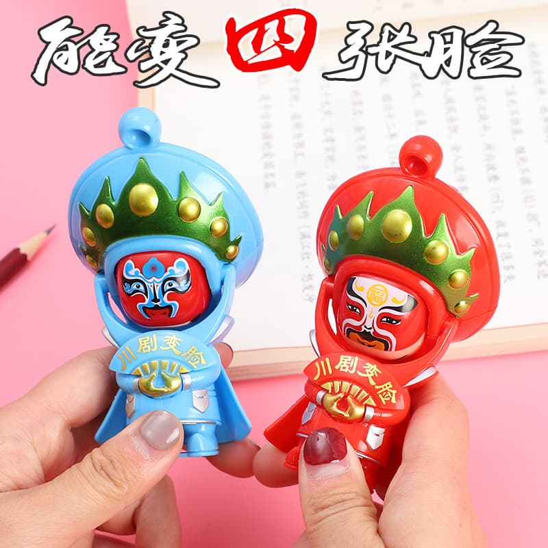 Fun face-changing dress-up doll, manually rotate to switch expressions, perfect as a birthday gift or toy for boys and girls, wholesale.