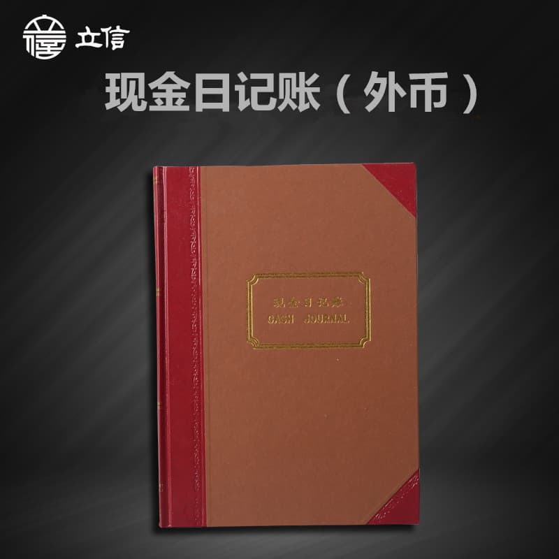 Lixin 2358-B5 journal financial accounting handwritten foreign currency dual currency journal account book portable