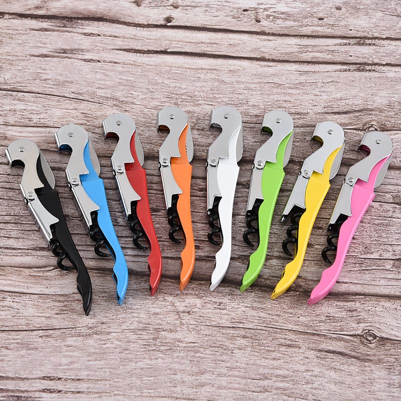 Creative multi-purpose corkscrew multi-color stainless steel red wine wine bottle opener beer bottle opener