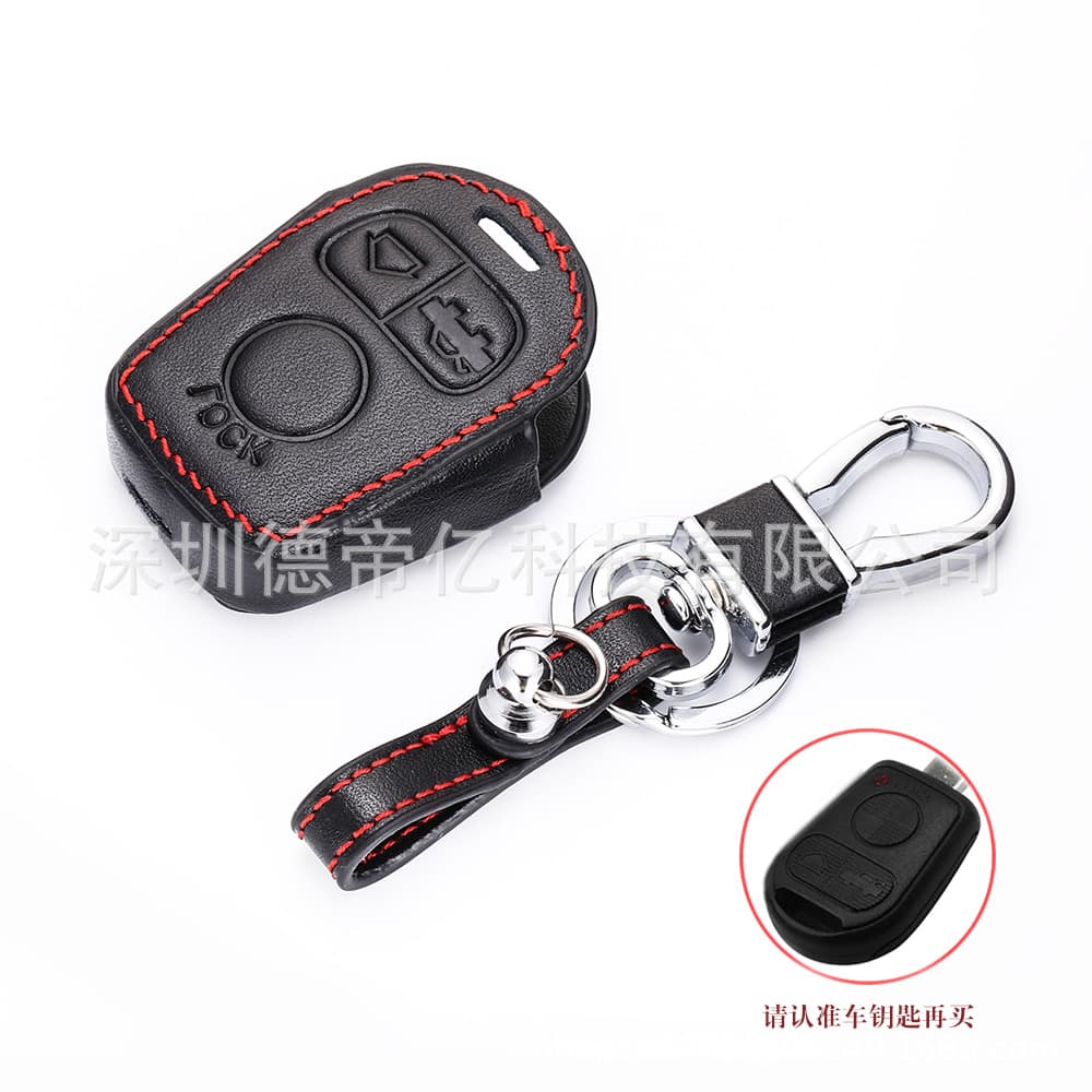 Genuine Leather Key Case Cover for BMW E31 E32 E34 E36 E38 E39 Z3