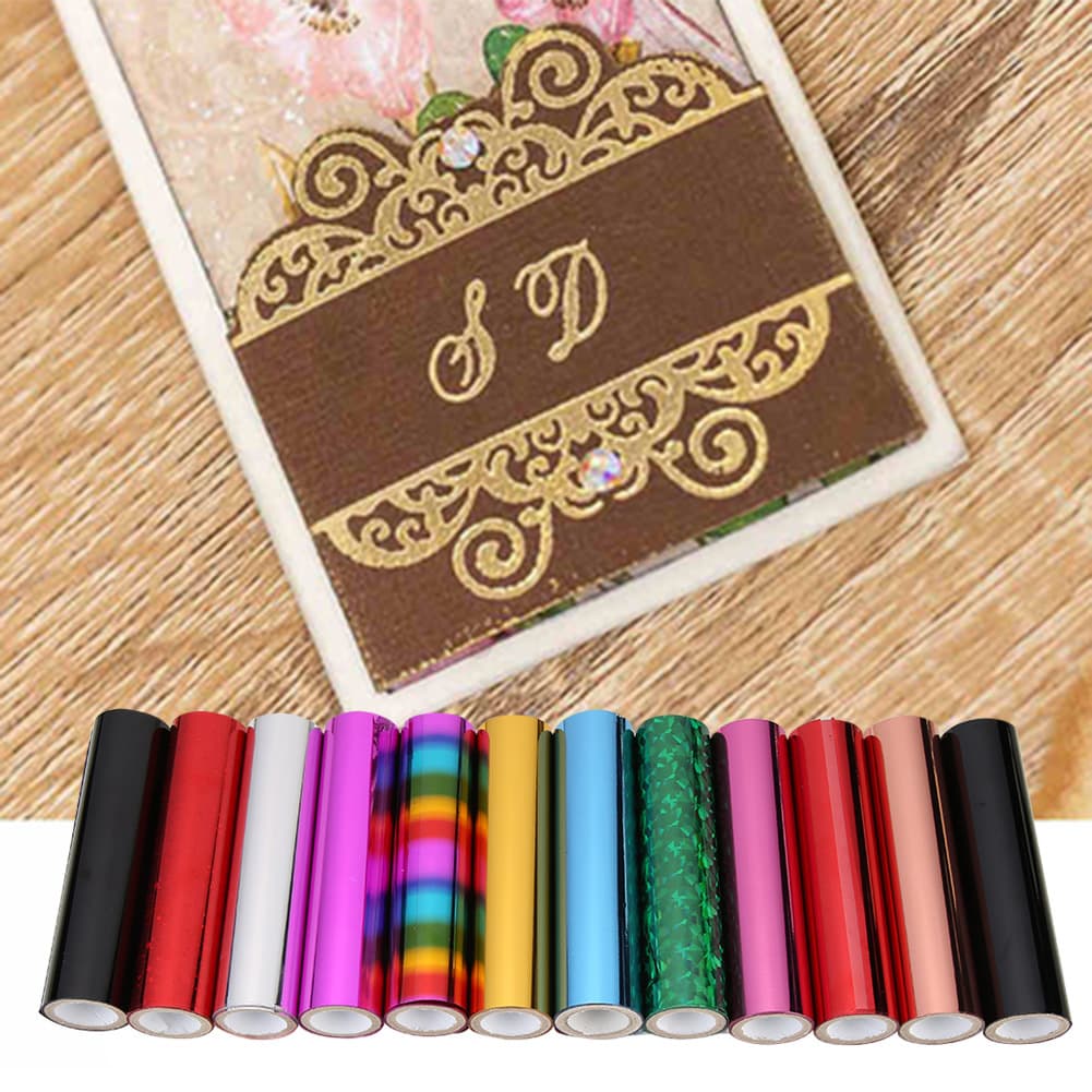 Best-selling 11-color hot stamping foil, heat-activated aluminum foil, micro-gloss aluminum foil, aluminum foil transfer paper, hot stamping film, aluminum foil