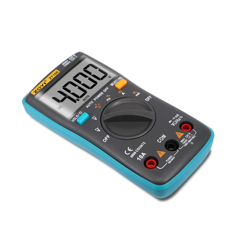 ZOYI ZT100 4000 Counts Portable Auto-ranging Digital Multimeter