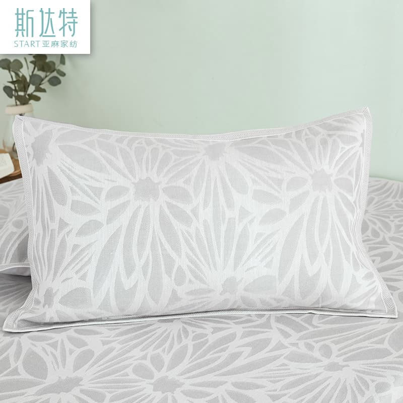 Pure linen and hemp pillowcase/pillow skin, single size, washable, suitable for summer use, elderly, pregnant women, and made of coarse cloth.