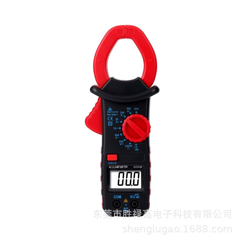 Source manufacturer, in stock UT201A digital clamp multimeter, intelligent anti-burnout digital display ammeter, universal meter for electricians.