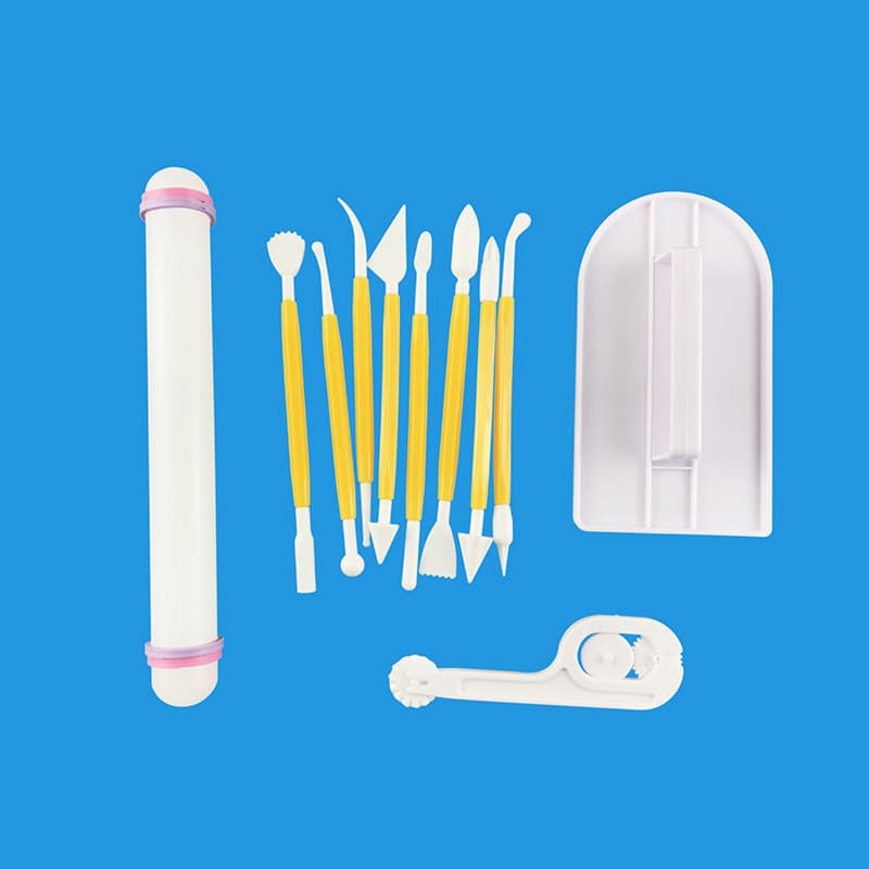 Factory Direct Supply In Stock Simulation Baking Mold Injection 4 Styles 11-Piece Baking Tool Set