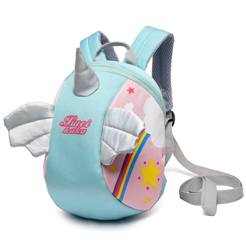 Kindergarten Cartoon Backpack for Kids Ages 1-3, Toddler Boys & Girls Anti-Lost Shoulder Bag, Cute Bee Design