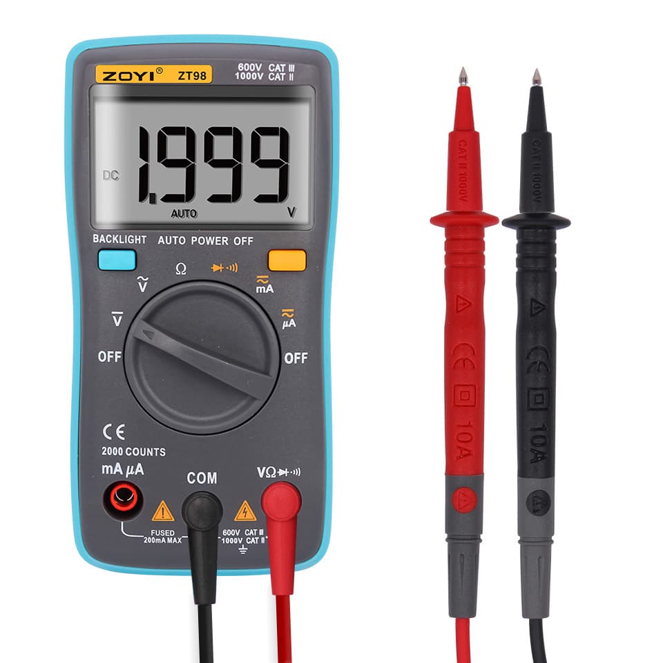 ZOYI ZT98 Auto-ranging Digital Multimeter, Electrical Meter by Zhongyi Electric Measurement