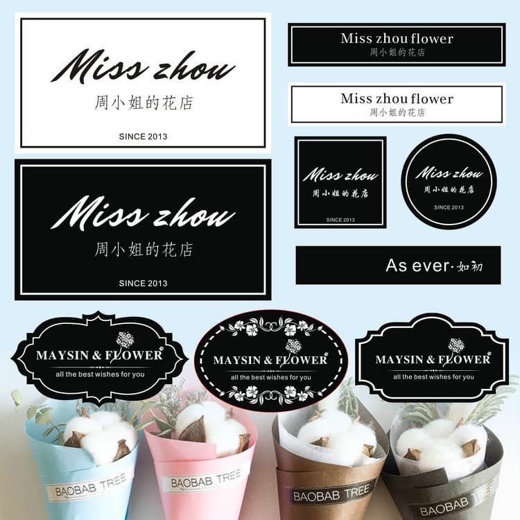 Custom Coated Paper Sticker QR Code Sticker Printing Color PVC Transparent Sticker Label