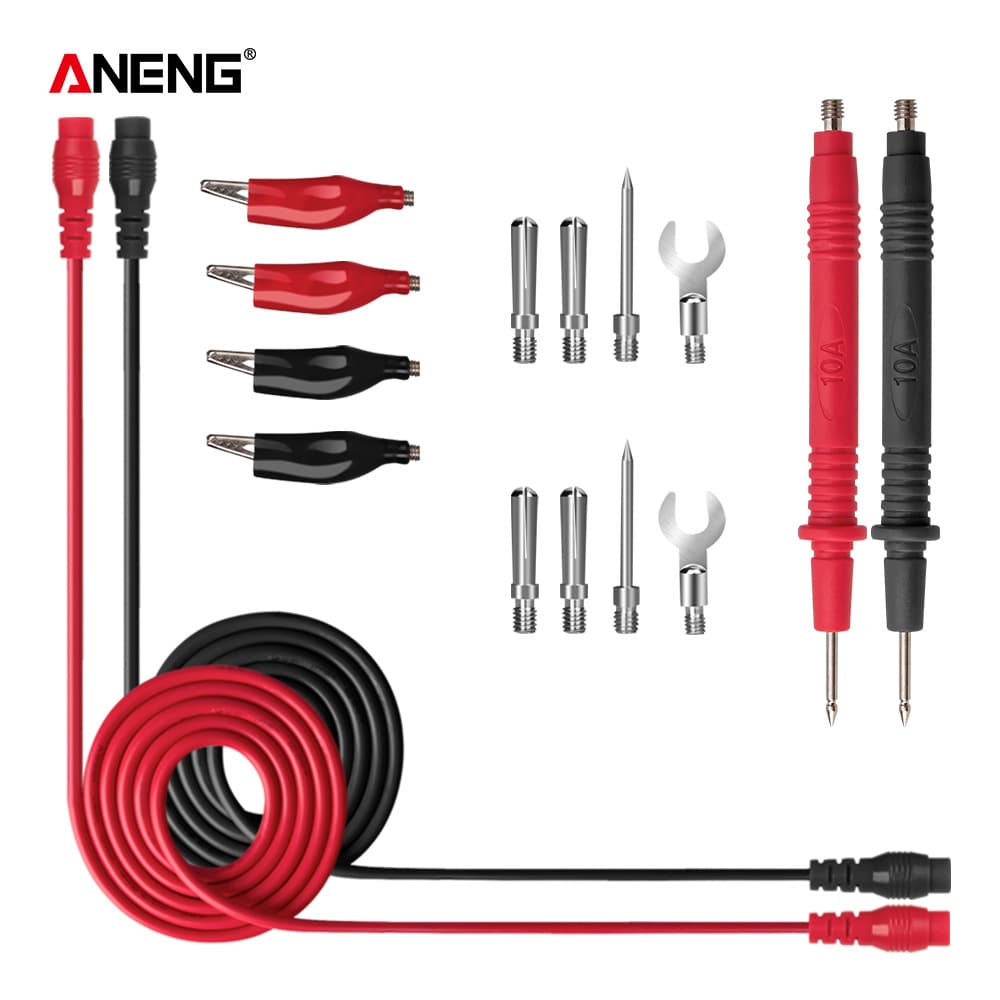 Multifunctional Multimeter Probe Combination Kit, Replaceable Needle Probes, Electrician Test Leads, Multi-Purpose Voltage Tester