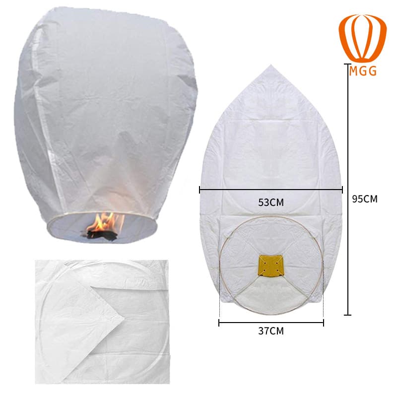 ✅High-quality cross-border goods, new type of wishing lantern, white oval flame-retardant rope, Kongming lantern, wholesale available.