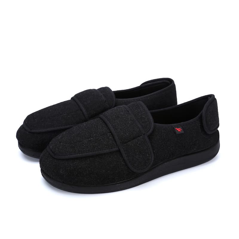 Plus-size soft walking shoes for men and women, adjustable for high, wide, swollen, and bunion feet, extra wide shoes.