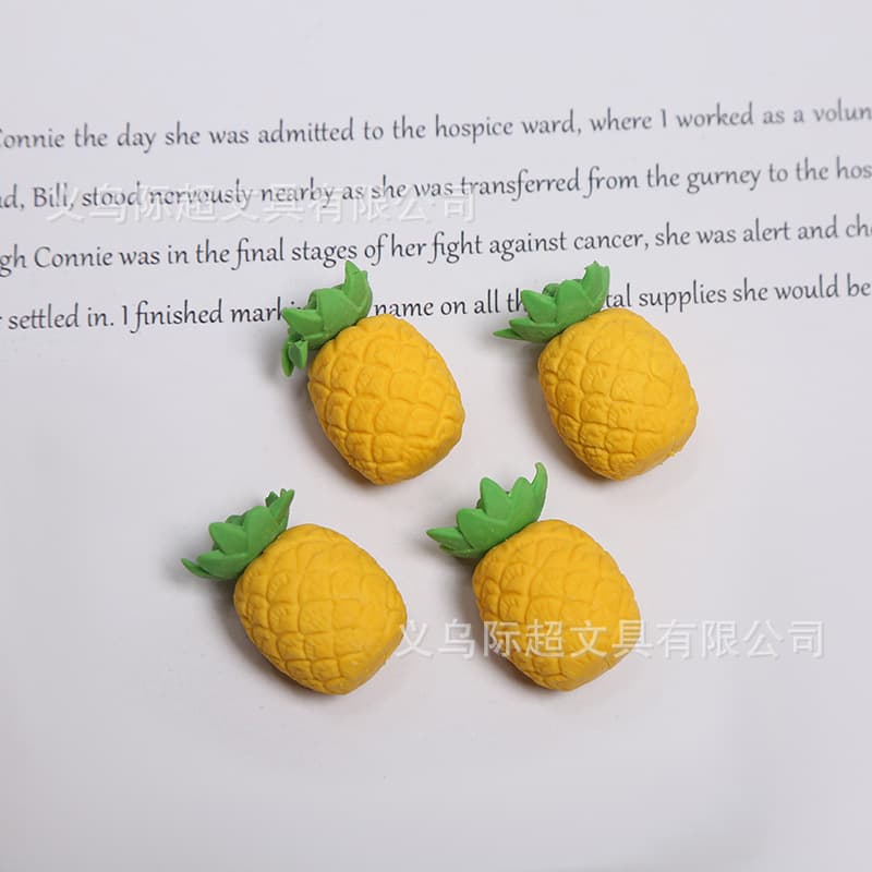 Cartoon Fruit Eraser Cute Creative Vegetable Pumpkin Blind Box Eraser Cute Gashapon Eraser Bulk Discount