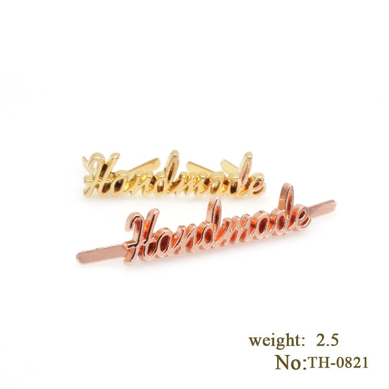 DIY Handmade Bag Metal Label Buckles, Bag Hardware Accessories Decorative Brand Buckles, Factory Direct Sales