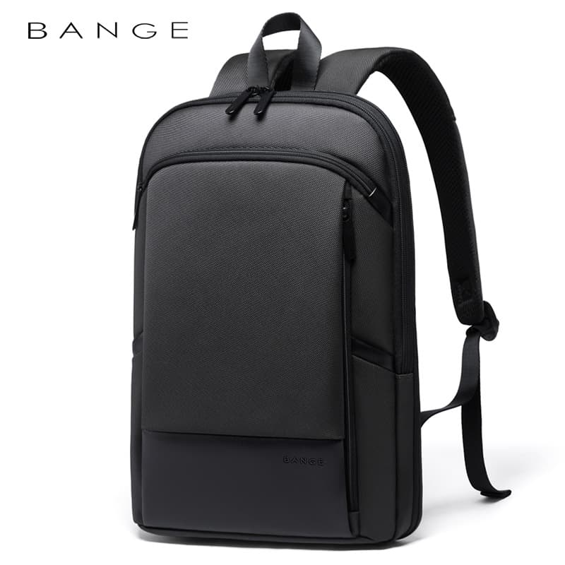 BANGE Laptop Backpack Ultra-Thin Expandable Large Capacity Business Multi-functional Waterproof Backpack for Men